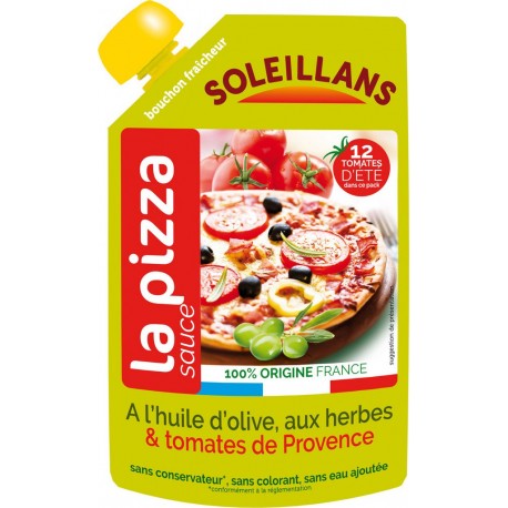 Soleillans Sauce tomate pour pizza 300g