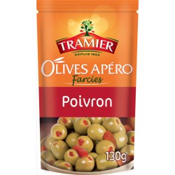 Tramier Olives vertes farcies poivron