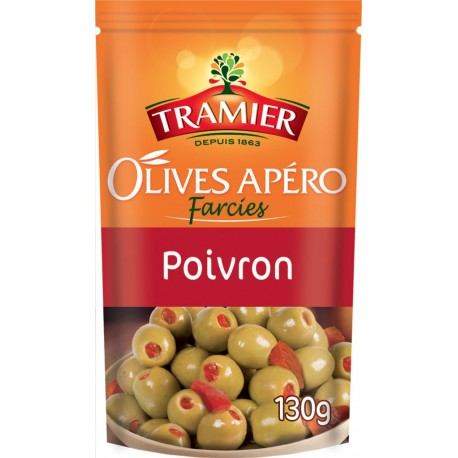 Tramier Olives vertes farcies poivron