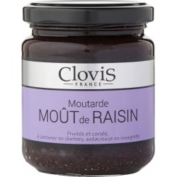 Clovis Moutarde moût de raisin 200g