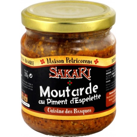 Sakari Moutarde au piment d'Espelette