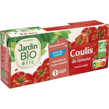 Jardin Bio Coulis de tomate Bio