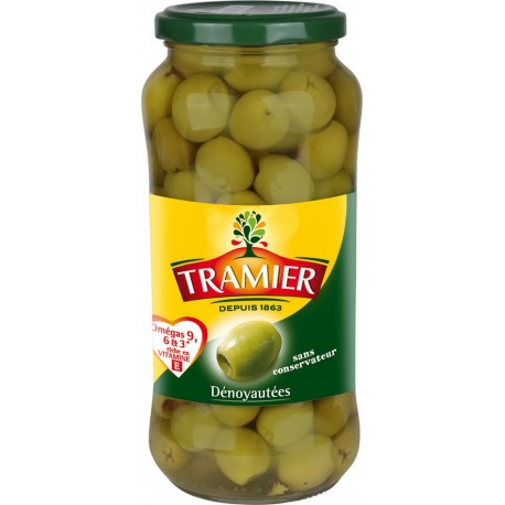 Tramier Olives vertes dénoyautées