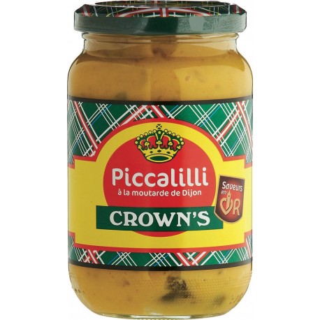 Crown S Sauce Piccalilli à la moutarde de Dijon CROWN'S