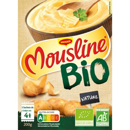 Mousline Purée Nature Bio