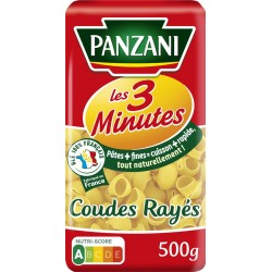 Panzani Pâtes coudes rayés 500g