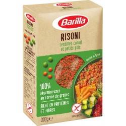 Barilla Lentilles Corail et Petit Pois Risoni 300g