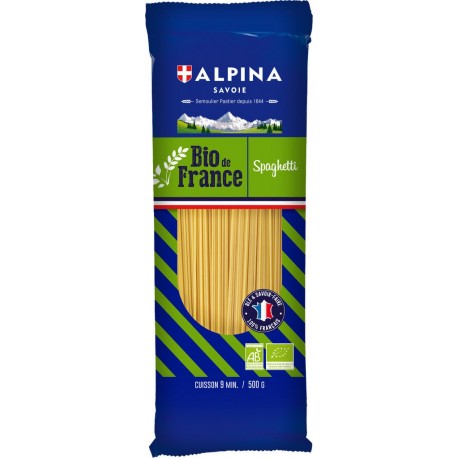 Alpina Savoie Pâtes spaghettis savoie de france Bio ALPINA SAVOIE