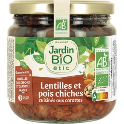 Jardin Biologique Lentilles carottes & pois chiches Bio