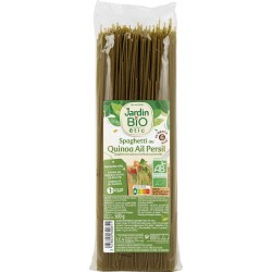 Jardin Bio Logique Pâtes spaghetti colorées quinoa persil ail JARDIN BIO'LOGIQUE