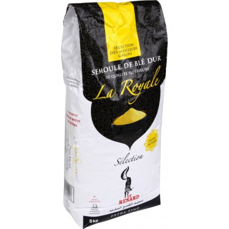 Le Renard Semoule de blé dur extra-fine 5Kg