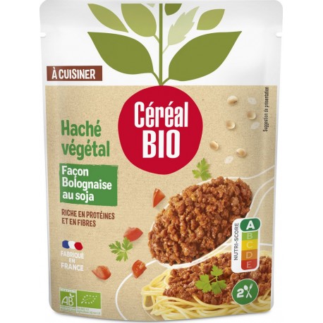 Cereal Bio Plat cuisiné haché façon bolognaise/soja bio