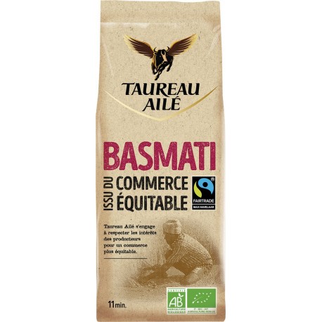 Taureau Aile Riz Bio basmati commerce équitable 11mn