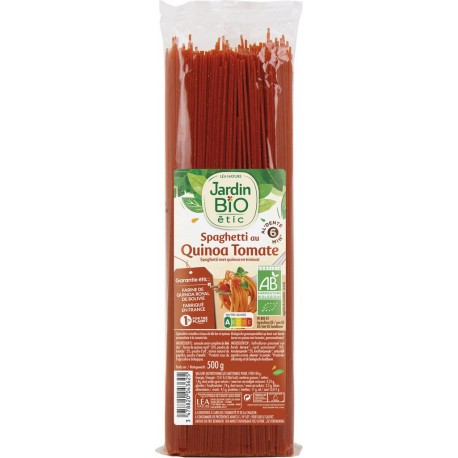 Jardin Bio Logique Pâtes spaghetti colorées quinoa tomate JARDIN BIO'LOGIQUE