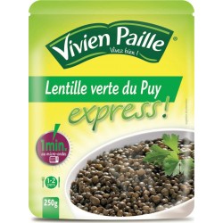 Vivien Paille Légume cuisiné lentilles verte