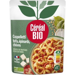 Cereal Cappelletti chèvre tofu & épinard Bio