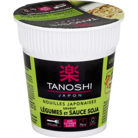 Tanoshi Nouilles japonaises légumes/sauce soja