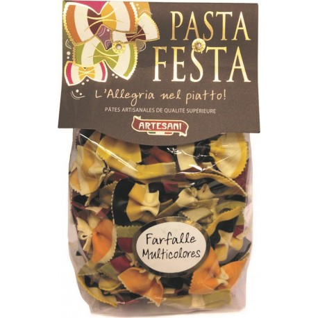 Artesani Pâtes pasta festa farfalle multicolore