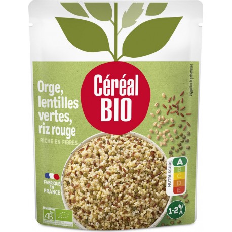 Cereal Orge lentilles vertes bio