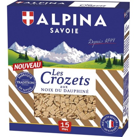 Alpina Savoie Pâtes les crozets aux noix