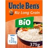 Uncle Ben’s Uncle Ben S Riz long grain Bio sachets cuisson UNCLE BEN'S 375g