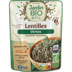 Jardin Bio Logique Lentilles vertes bio JARDIN BIO'LOGIQUE