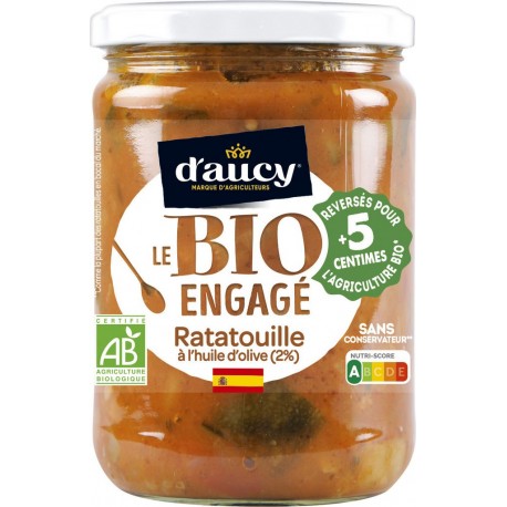 D Aucy Ratatouille cuisinée Bio D'AUCY