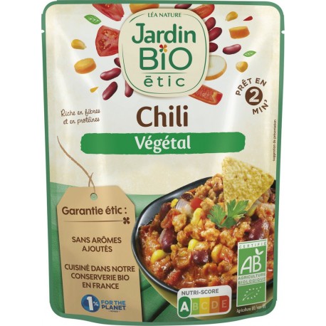 Jardin Bio Plat cuisiné Chili végétal bio