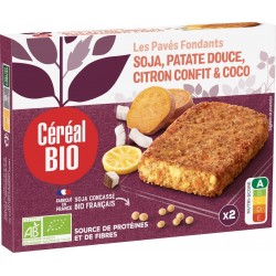 Cereal Bio Pavés fondants patate citron coco