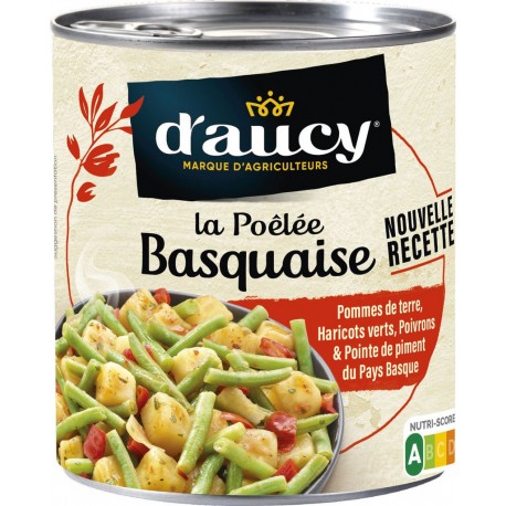 D Aucy Plat cuisiné poêlée Basquaise D'AUCY