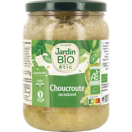 Jardin Bio Choucroute au naturel bio