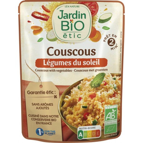 Jardin Bio Logique Couscous aux légumes du soleil bio JARDIN BIO'LOGIQUE