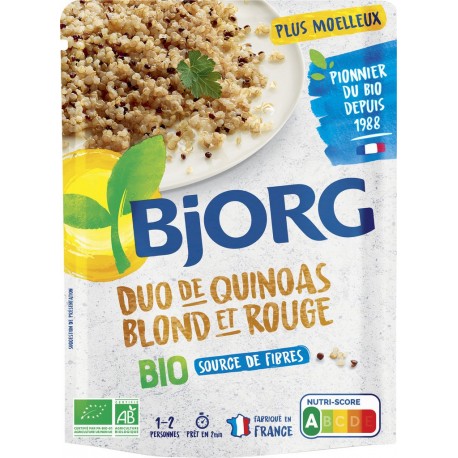 Bjorg Quinoa rouge et blond bio