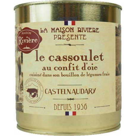 Maison Riviere Plat cuisiné cassoulet confit d'oie 840g