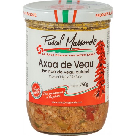 Pascal Massonde Axoa de veau