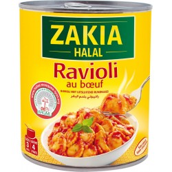 Zakia Plat cuisiné halal ravioli au bœuf HALAL 800g