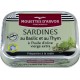 Les Mouettes D Arvor Sardines au basilic et au thym, à l'huile d'olive vierge extra LES MOUETTES D'ARVOR