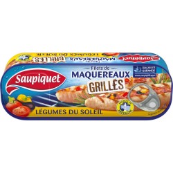 Saupiquet Filets de maquereaux grillés légumes du soleil 120g