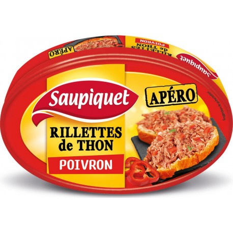 Saupiquet Rillettes de Thon au Poivron