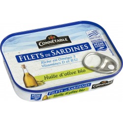 Msc Connetable Filets de sardines à l'huile d'olive vierge extra