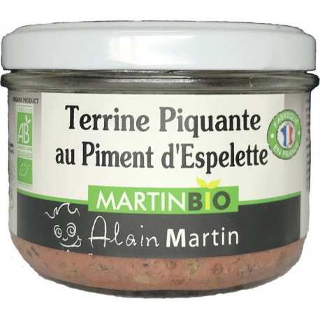 Alain Martin Terrine piquante d'Espelette Bio