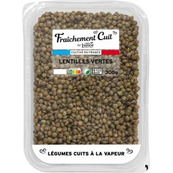 Lunor Lentilles vertes fraichement cuites 300g