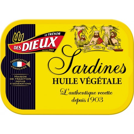 Le Tresor Des Dieux Sardines à l'huile végétale