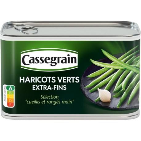 Cassegrain Haricots verts extra-fins 220g