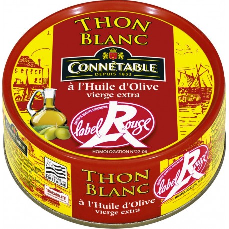 Connetable Thon blanc à l'huile d'olive vierge extra Label Rouge