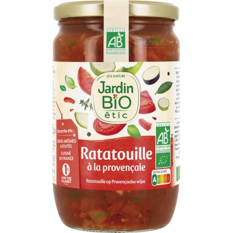 Jardin Bio Logique Plats cuisinés ratatouille JARDIN BIO'LOGIQUE