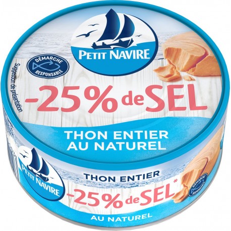 Petit Navire Thon entier naturel