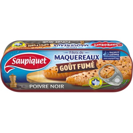 Saupiquet Filets de maquereaux goût fumé