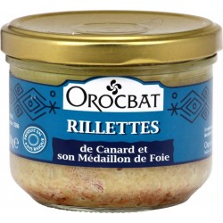 Orocbat Rillettes de canard médaillon foie