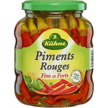 Kuhne Piments rouges fins & forts 300g